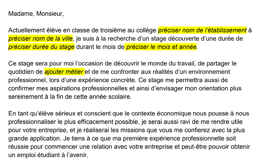 Exemple De Lettre De Demande Dencadrement De M moire R digez Une Lettre 